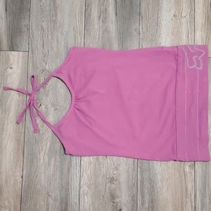 Fox Womens Lavender Tie Halter Top